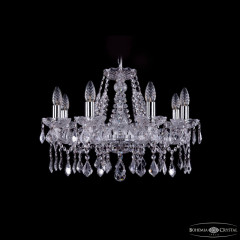 Подвесная люстра Bohemia Ivele Crystal 1413/8/200 Ni Leafs