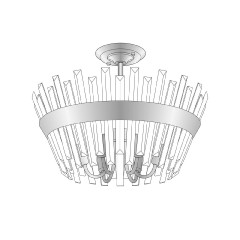 Люстра на штанге Citilux Вестерос CL307160