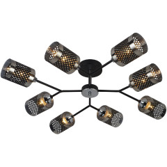 Люстра на штанге Reluce 01405-3.3-08B BK+CR