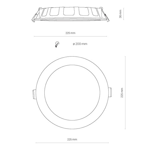 Встраиваемый светильник Nowodvorski Kos Led 8775