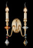 Бра Crystal Lux MERCEDES AP2 GOLD/COLOR