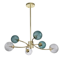 Люстра на штанге Indigo Selva 11032/6R Gold V000296