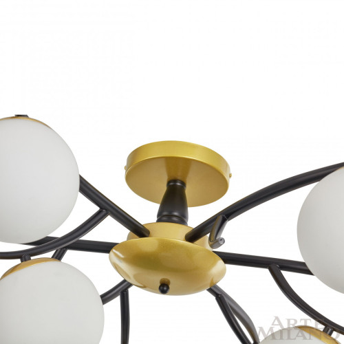 Потолочная люстра Arte Milano Neapolis 273408/9 BK/GD