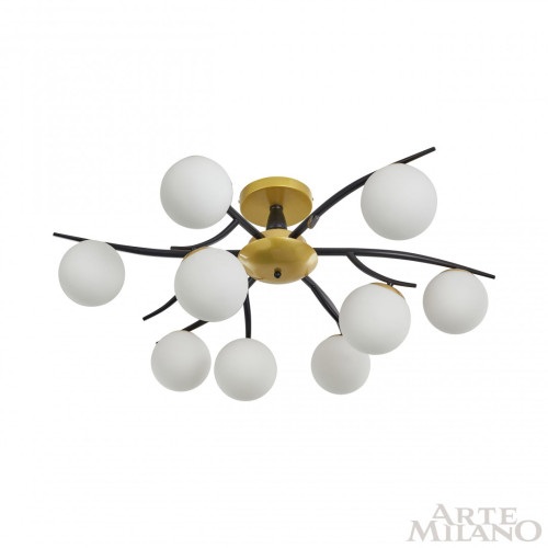 Потолочная люстра Arte Milano Neapolis 273408/9 BK/GD