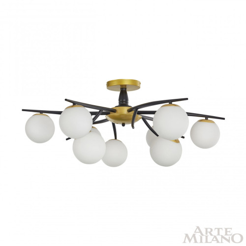 Потолочная люстра Arte Milano Neapolis 273408/9 BK/GD