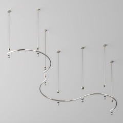 Шинопровод магнитный накладной/подвесной Maytoni Flarity TRX154-SR-D650-PT