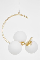 Подвесная люстра Lumina Deco Bonio LDP 7031-3 F.GD