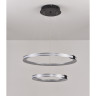 Подвесная люстра iLedex Vision 9225-6+4SD GR+BK