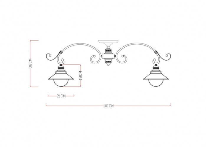 Потолочная люстра Arte Lamp 7 A4577PL-8WG