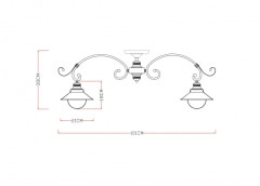 Потолочная люстра Arte Lamp 7 A4577PL-8WG