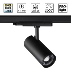 Трековый трехфазный светильник Novotech Port Nail 359584