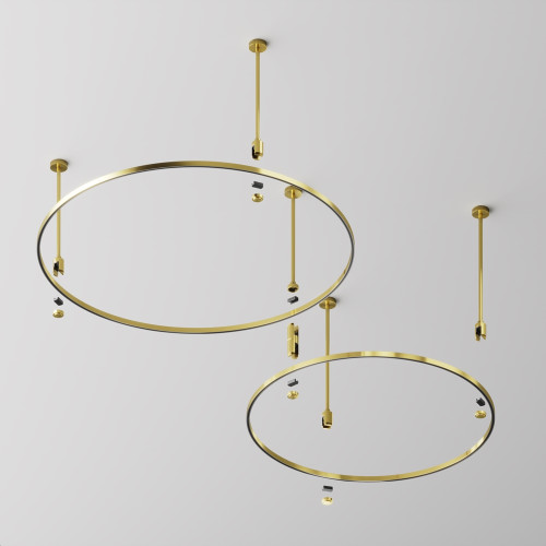 Шинопровод магнитный круглый Maytoni Flarity TRX154-R-D800-BS