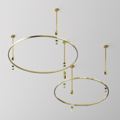 Шинопровод магнитный круглый Maytoni Flarity TRX154-R-D800-BS