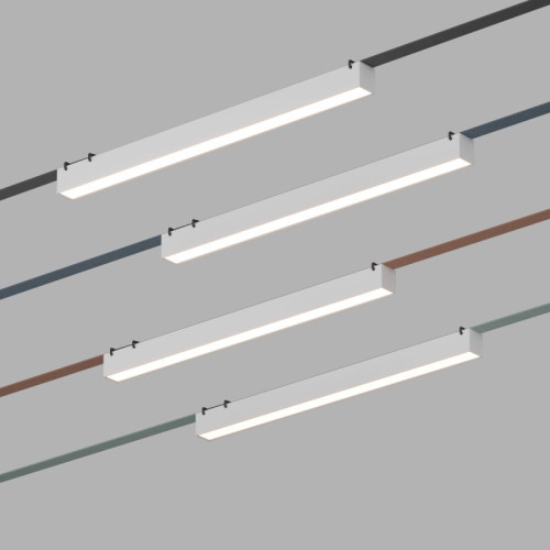 Трековый однофазный светильник Denkirs Belty linear DK5676-WH