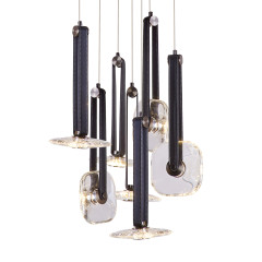 Подвесной светильник OD2553-7 black/clear