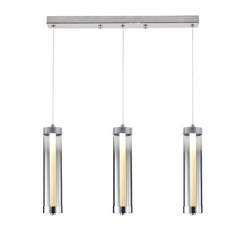 Подвесной светильник Indigo Rilucente 11061/3P Chrome V000148L