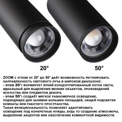 Трековый трехфазный светильник Novotech Port Nail 359584