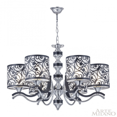 Подвесная люстра Arte Milano Florentia-4957 304957/6 Bk/Ni