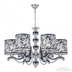 Подвесная люстра Arte Milano Florentia-4957 304957/6 Bk/Ni