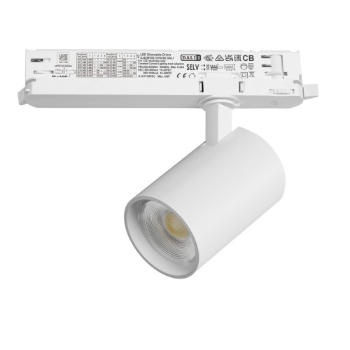 Трековый трехфазный светильник Quattro LED с управлением DALI Lightstar Alta Base A5246DALI