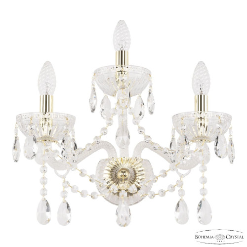 Бра Bohemia Ivele Crystal 5413B/2+1/165 G Clear/M-1G