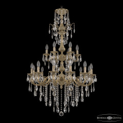 Подвесная люстра Bohemia Ivele Crystal Verona 72101/12+6/250/XL/2d B FP