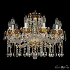 Подвесная люстра Bohemia Ivele Crystal 5413/10/200 G Amber/M-1H