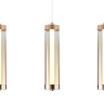 Подвесной светильник Indigo Rilucente 11061/3P Gold V000150L