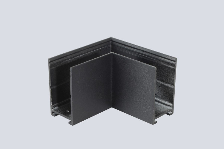 Соединитель для накладного шинопровода 220V угловой Crystal Lux CLT 0.215 04 BL