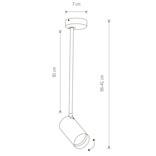 Спот Nowodvorski Mono Long M 7725