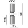 Бра Maytoni Antic MOD302WL-02GR
