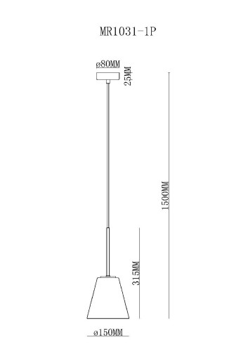 Подвесной светильник MyFar Stiven MR1031-1P