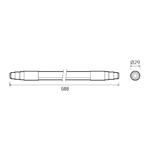 Линейный потолочный светильник Gauss Compact 843424212