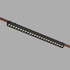 Трековый однофазный светильник Denkirs Belty grill DK5672-BK