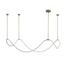 Подвесной светильник 10521P brass/white