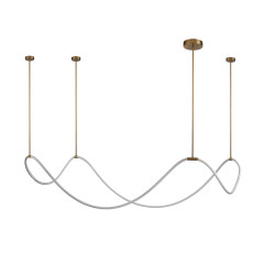 Подвесной светильник 10521P brass/white
