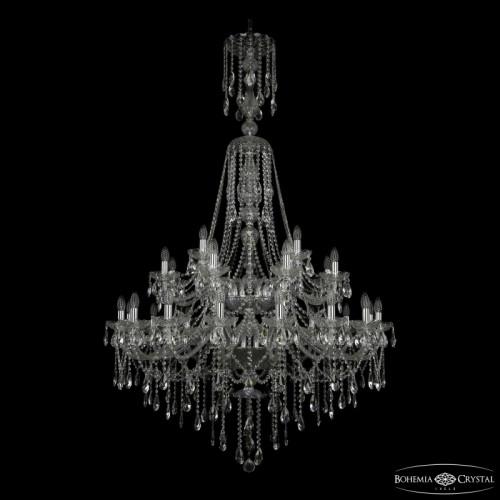 Подвесная люстра Bohemia Ivele Crystal 1415/16+8+4/400/XL-185/2d Ni