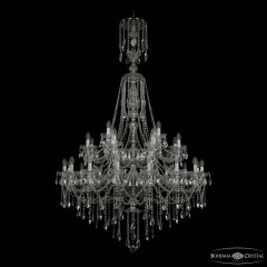 Подвесная люстра Bohemia Ivele Crystal 1415/16+8+4/400/XL-185/2d Ni