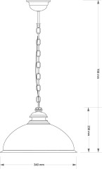 Подвесной светильник Kutek Lido LID-ZW-1 (P)
