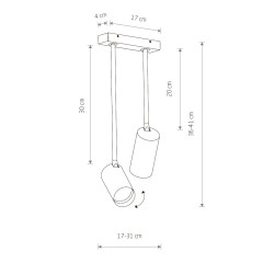 Спот Nowodvorski Mono Long 7726