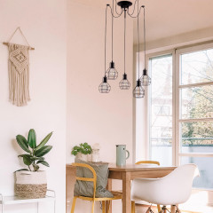 Подвесная люстра Arte Lamp A1109SP-5BK