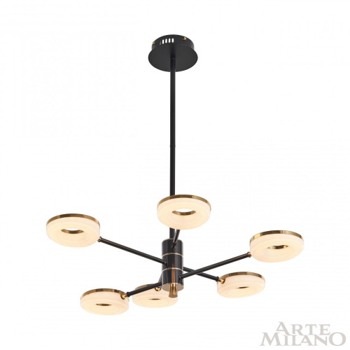 Люстра на штанге Arte Milano Ferrara 276699/6 BK/GD