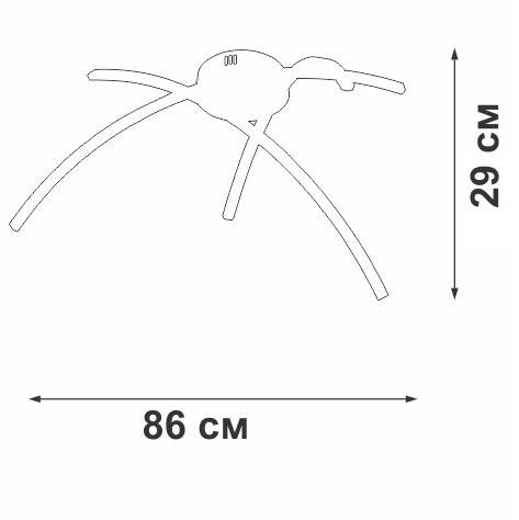 Потолочная люстра Vitaluce V25130DT-0/3PL