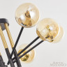Потолочная люстра Arte Milano Neapolis 273708/8 BK/GD