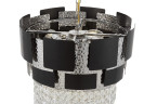 Подвесная люстра Lumina Deco Kruvia LDP 7045-400 BK+CHR
