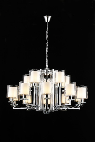 Подвесная люстра iLamp King RM6201-10+5 CR+CL