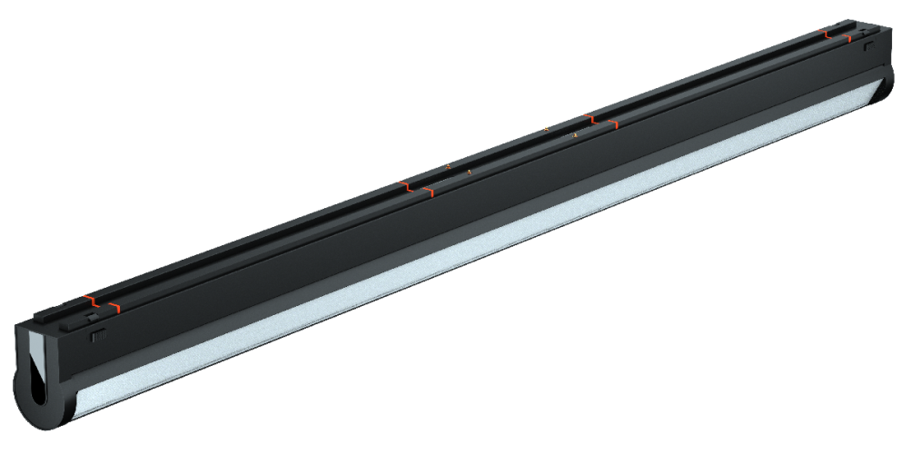 Трековый магнитный светильник iLedex Vision 4825-040-L305-12W-110DG-3000K-BK