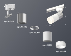 Трековый однофазный светильник Ambrella Light Track System XT6301051 (A2520, C6305, A2060, C6301, N6248)