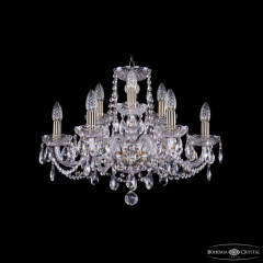 Подвесная люстра Bohemia Ivele Crystal 1402/6+3/195 Pa