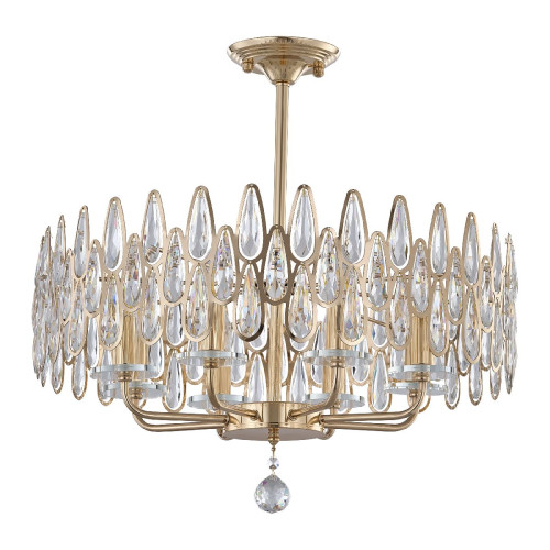 Люстра на штанге Arte Milano Sorrento 372009/8/250/580 GD